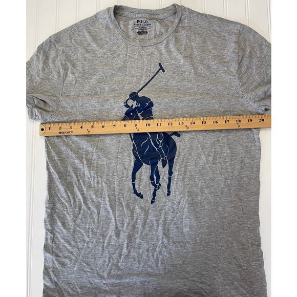 Polo Ralph Lauren Big Pony Short Sleeve Athletic Gym Classic Tee T Shirt Medium - Picture 5 of 7